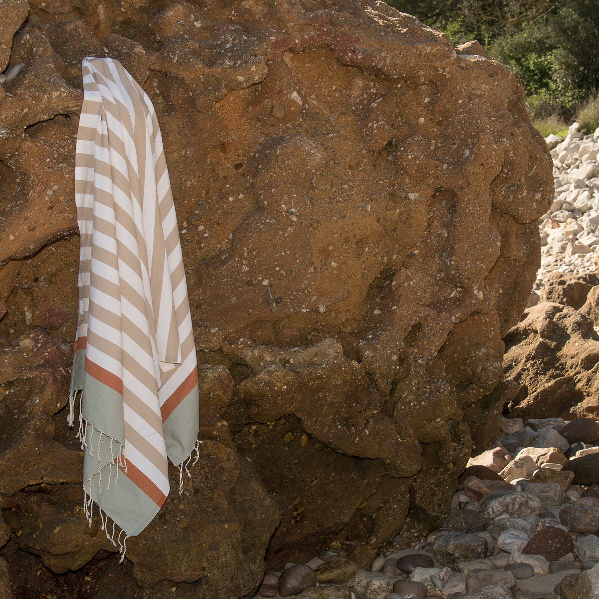 Fouta tricolore coton 100x200 ARCACHON