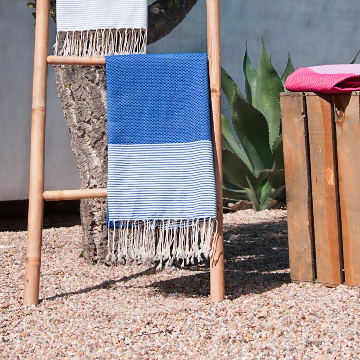 Lot de 2 foutas coton 100x200 ERICEIRA