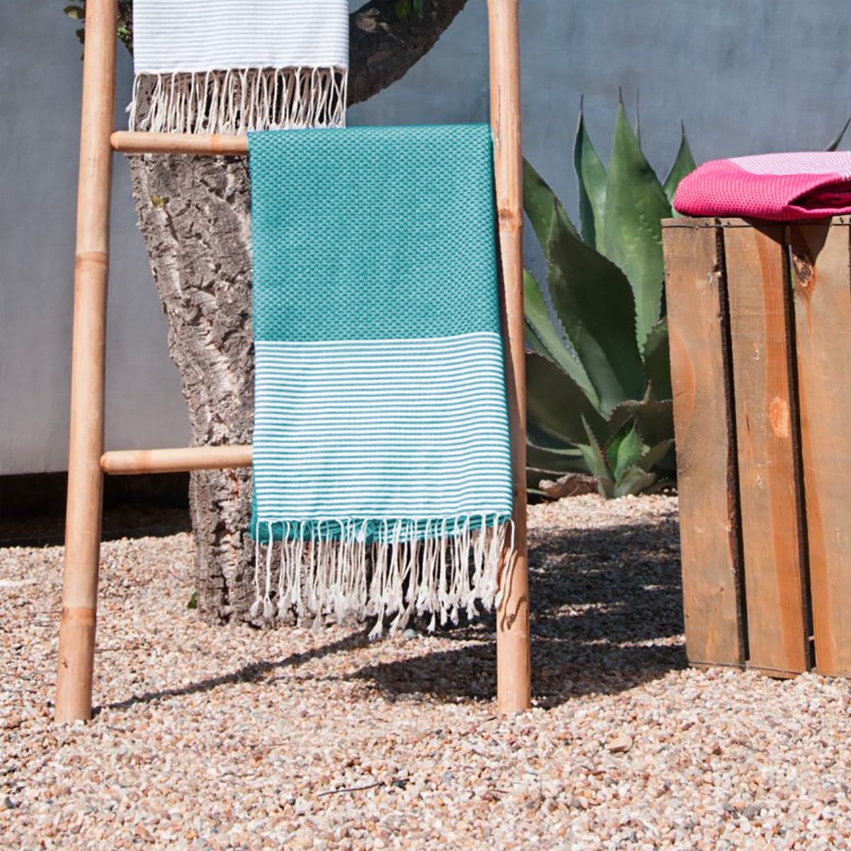 Lot de 2 foutas coton 100x200 ERICEIRA