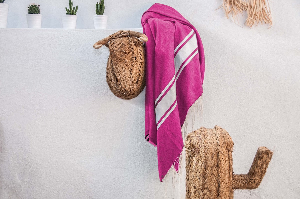 Lot de 2 foutas coton 100x200 MALIBU