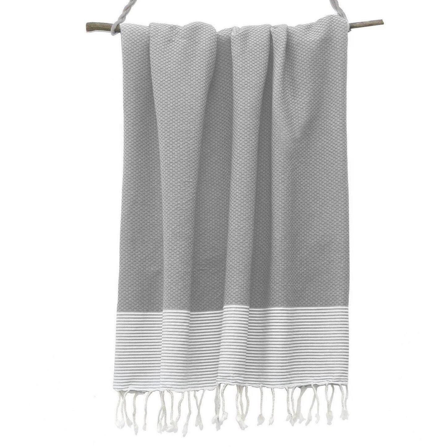 Fouta nid d'abeille coton 100x200 IBIZA