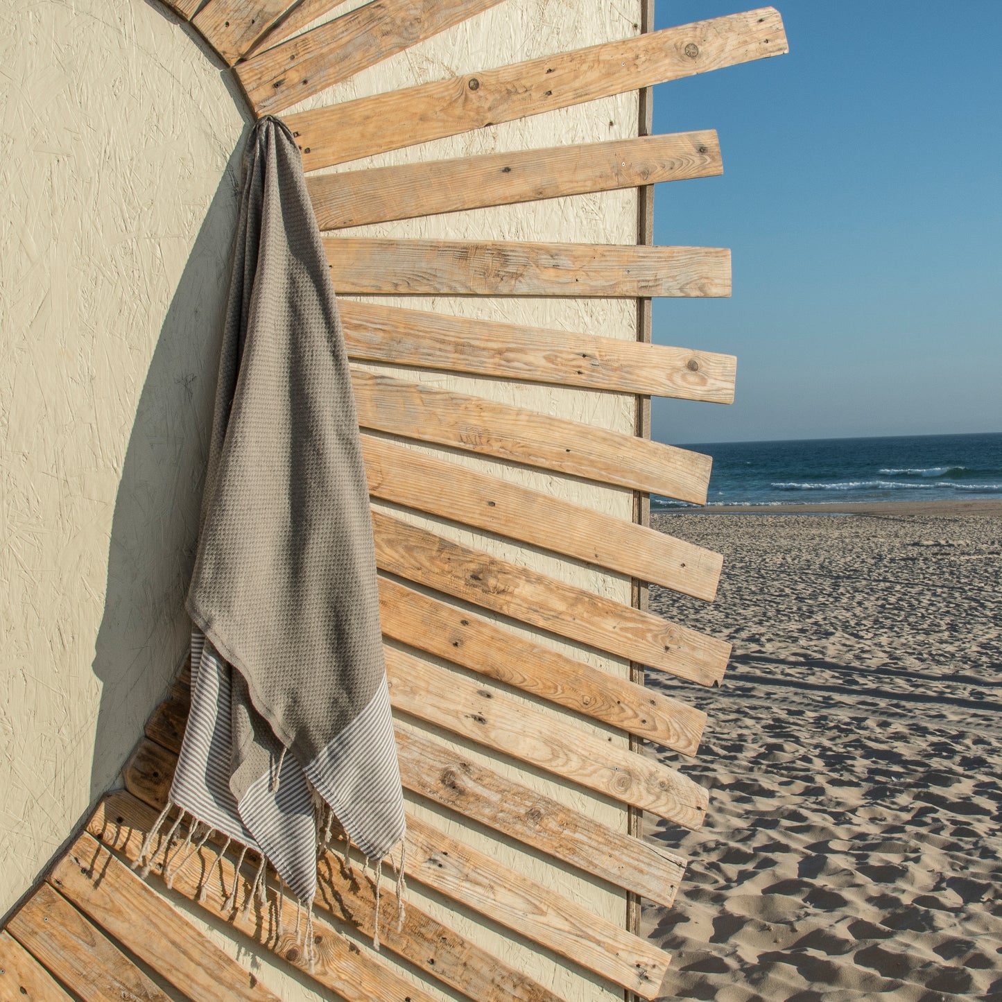 Fouta nid d'abeille coton 100x200 IBIZA