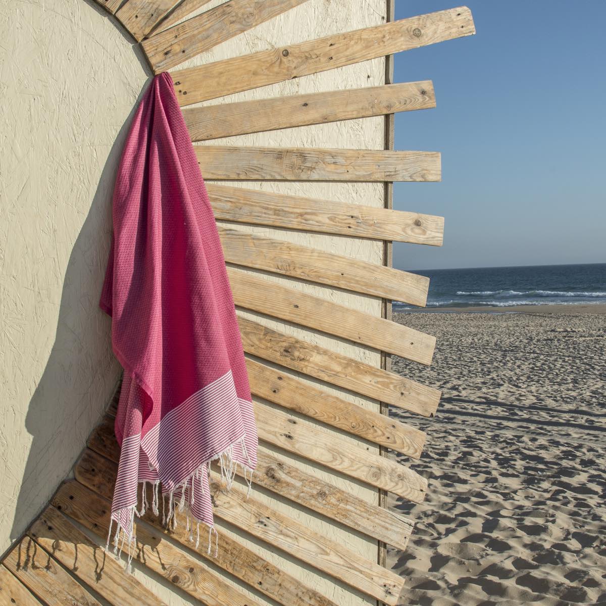 Fouta nid d'abeille coton 100x200 IBIZA