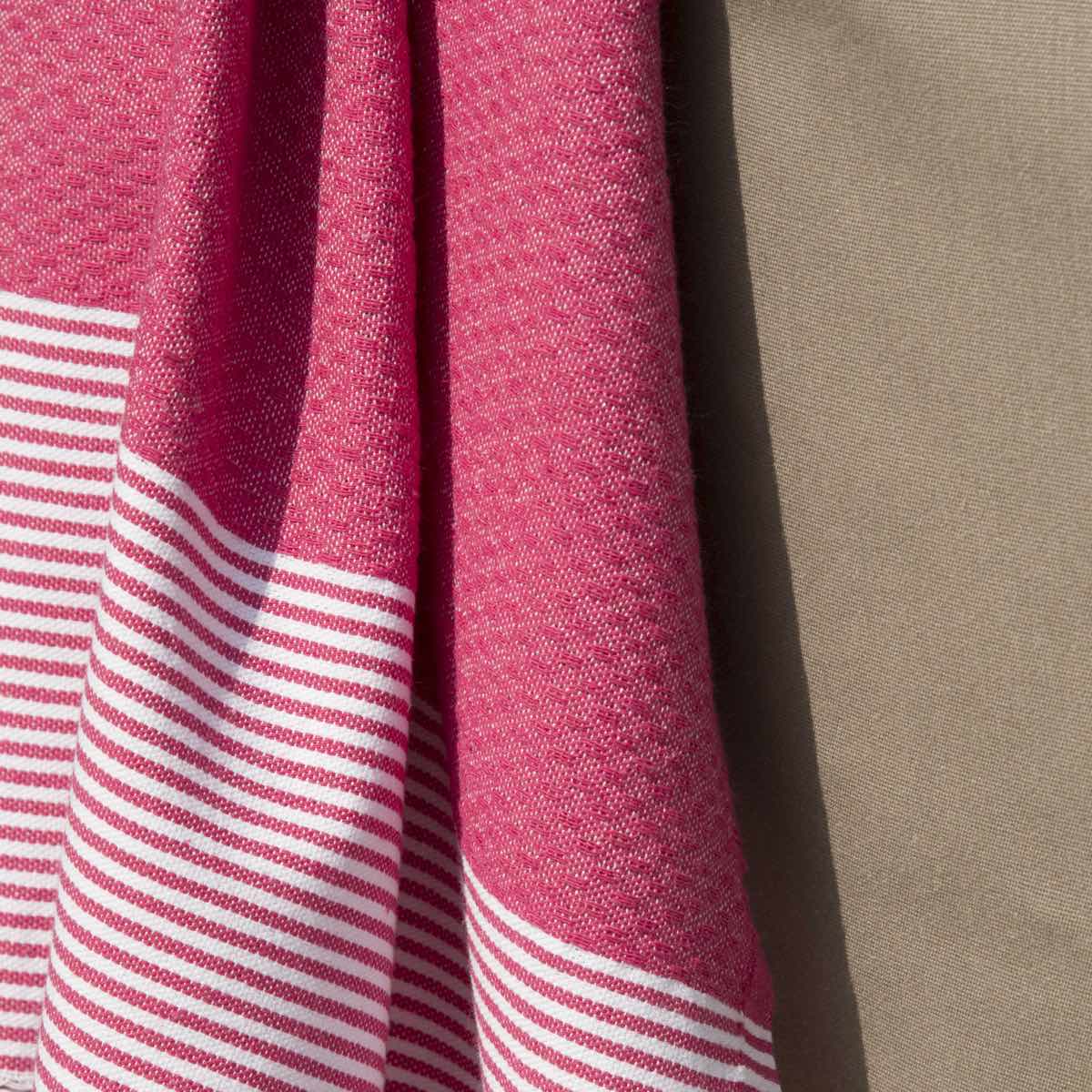 Fouta nid d'abeille coton 100x200 IBIZA