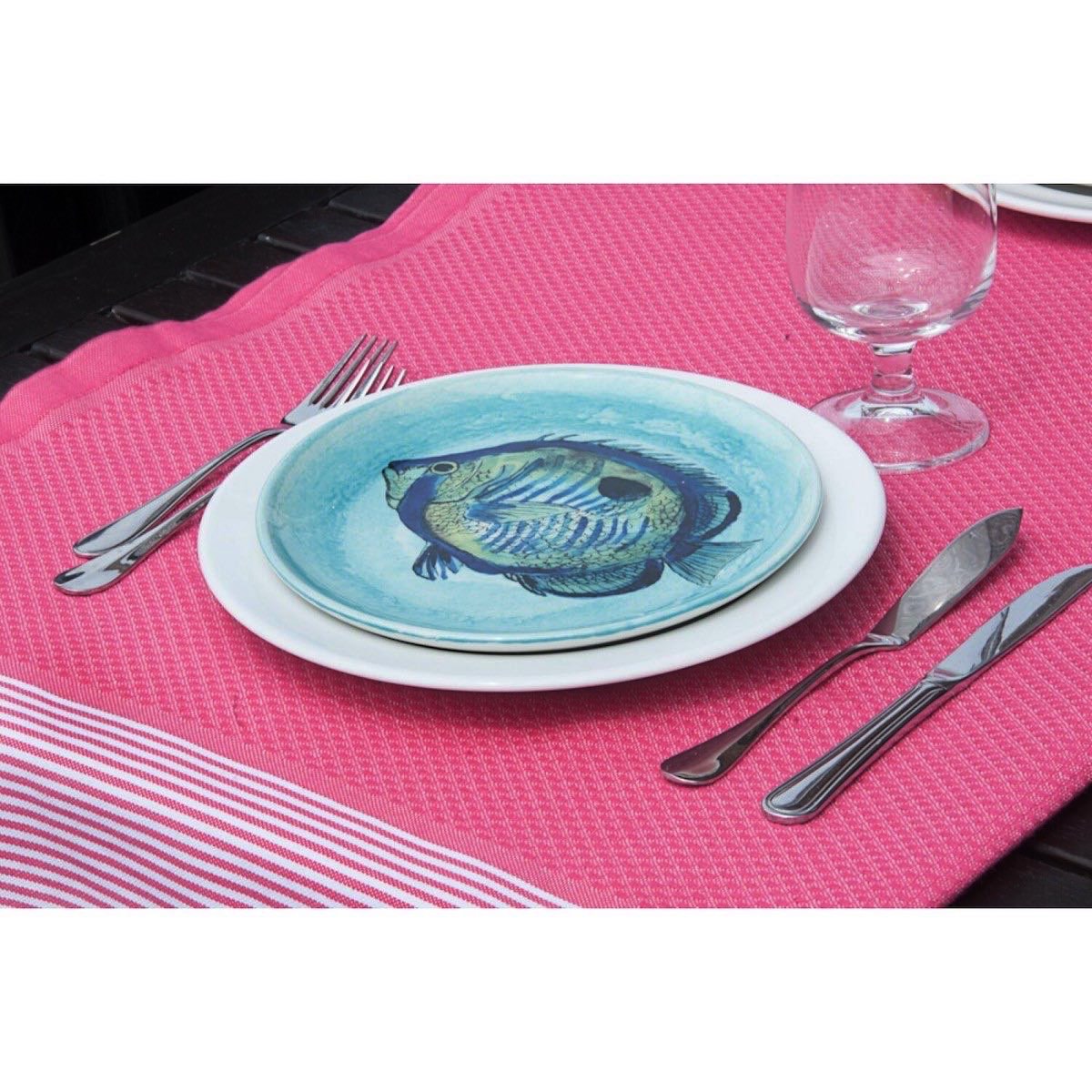 Fouta nid d'abeille coton 100x200 IBIZA