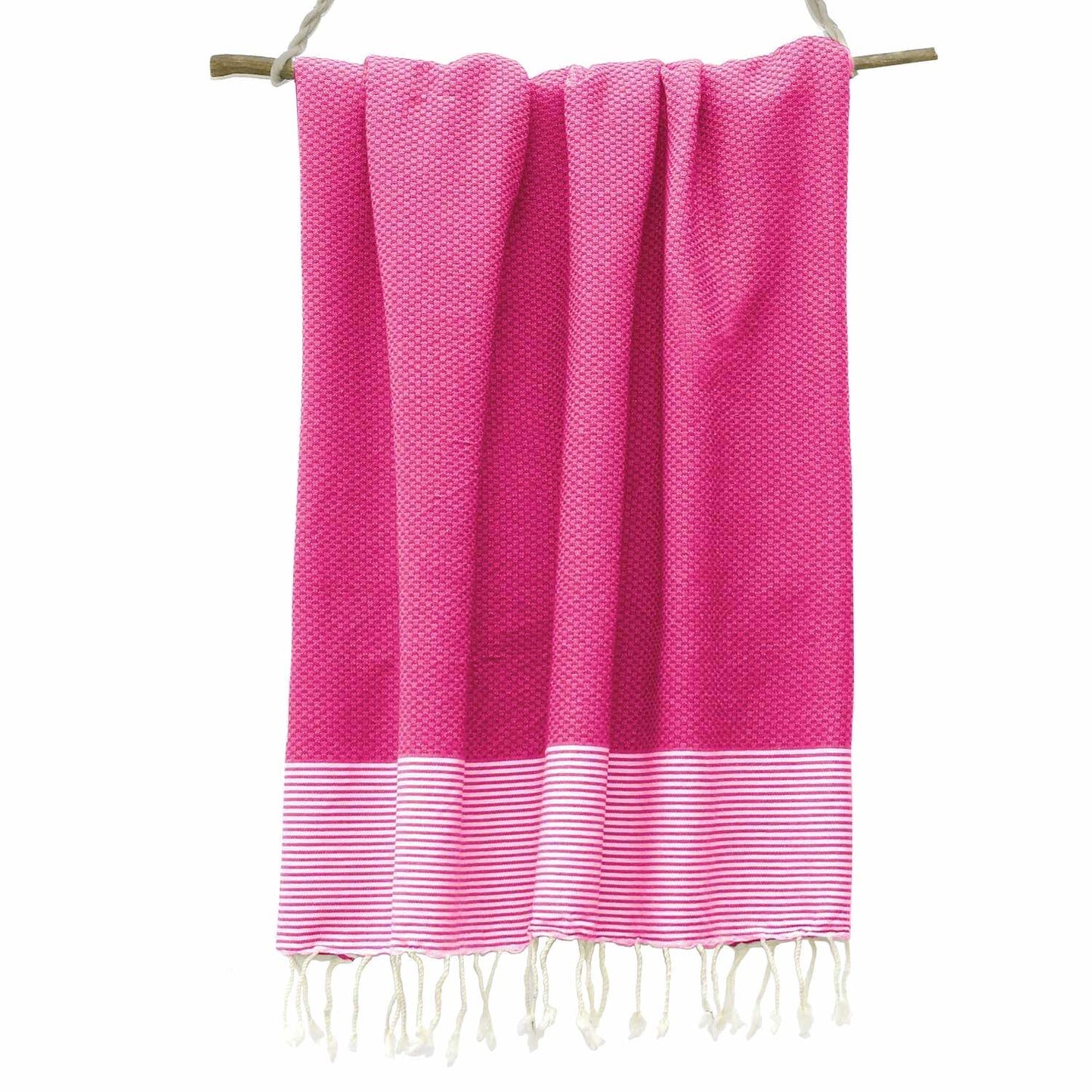 Fouta nid d'abeille coton 100x200 IBIZA