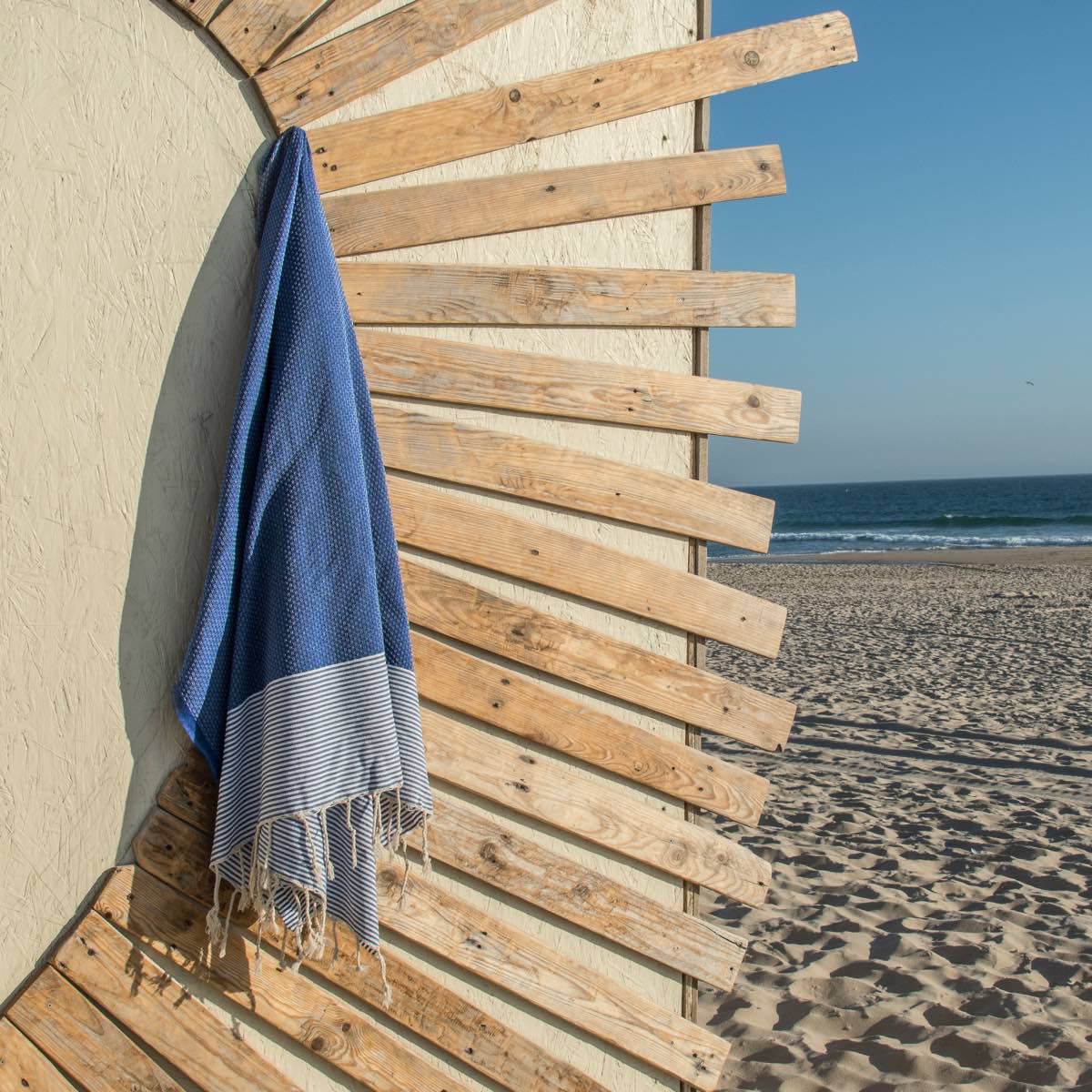 Fouta nid d'abeille coton 100x200 IBIZA