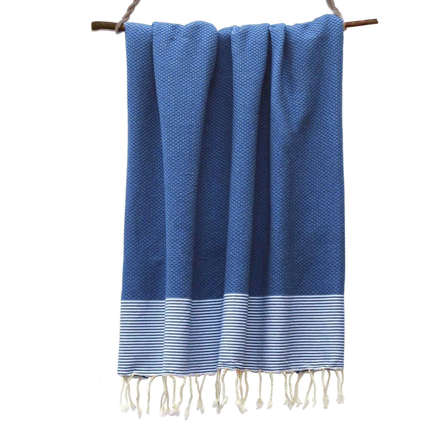 Fouta nid d'abeille coton 100x200 IBIZA