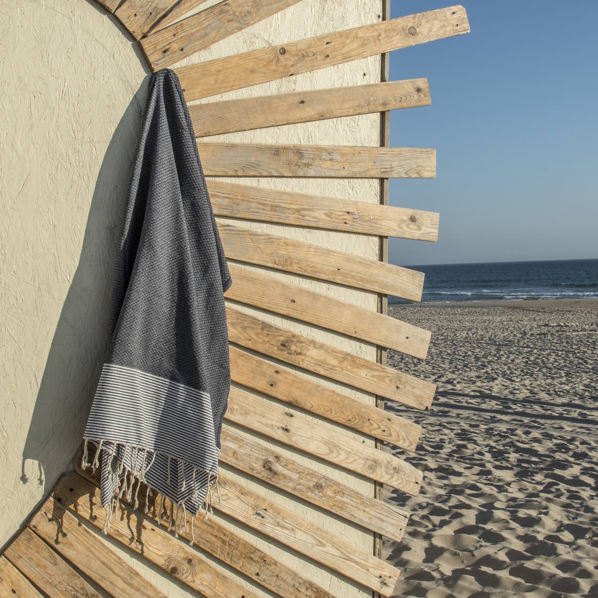 Fouta nid d'abeille coton 100x200 IBIZA