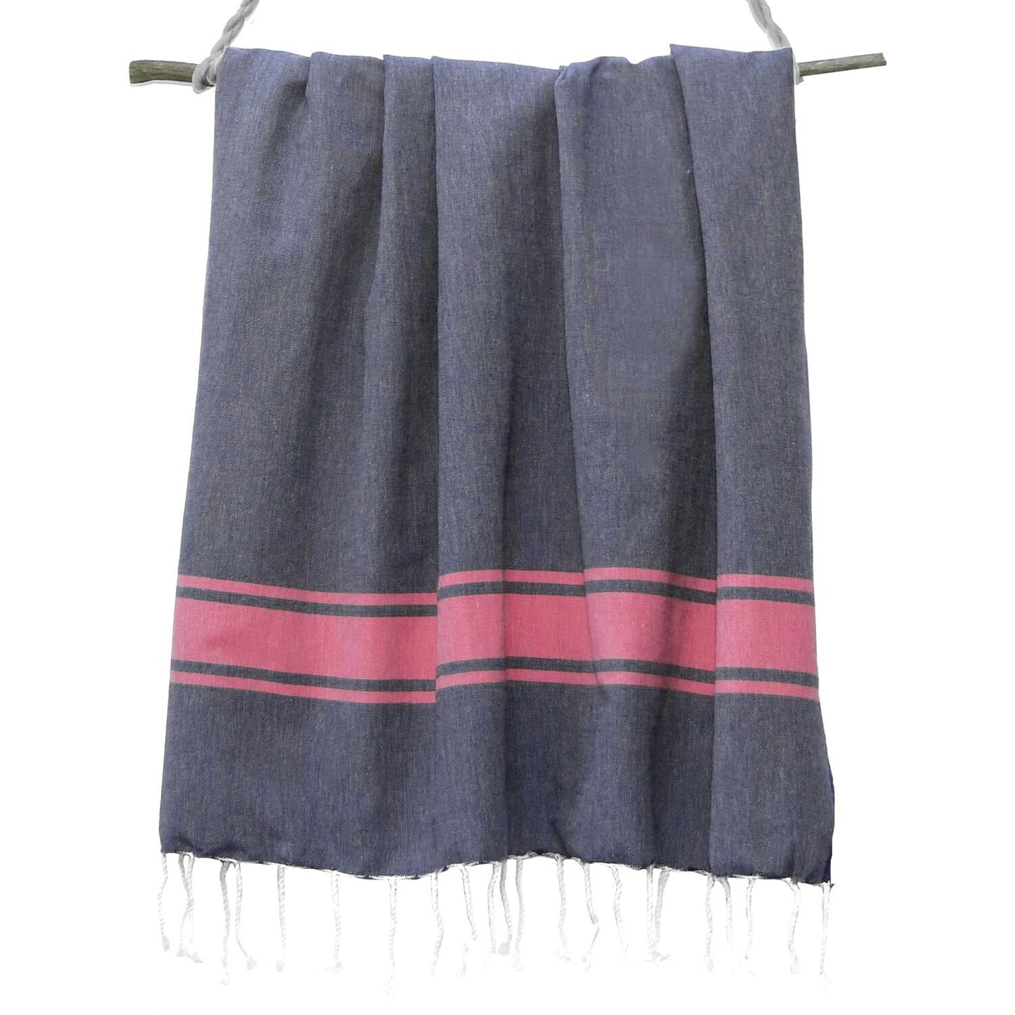 Fouta bicolore coton 100x200 ST TROPEZ