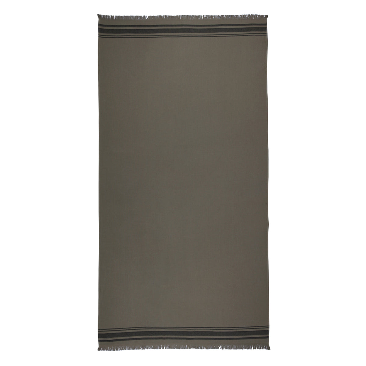 Fouta éponge coton vert lichen 100x180 FARO