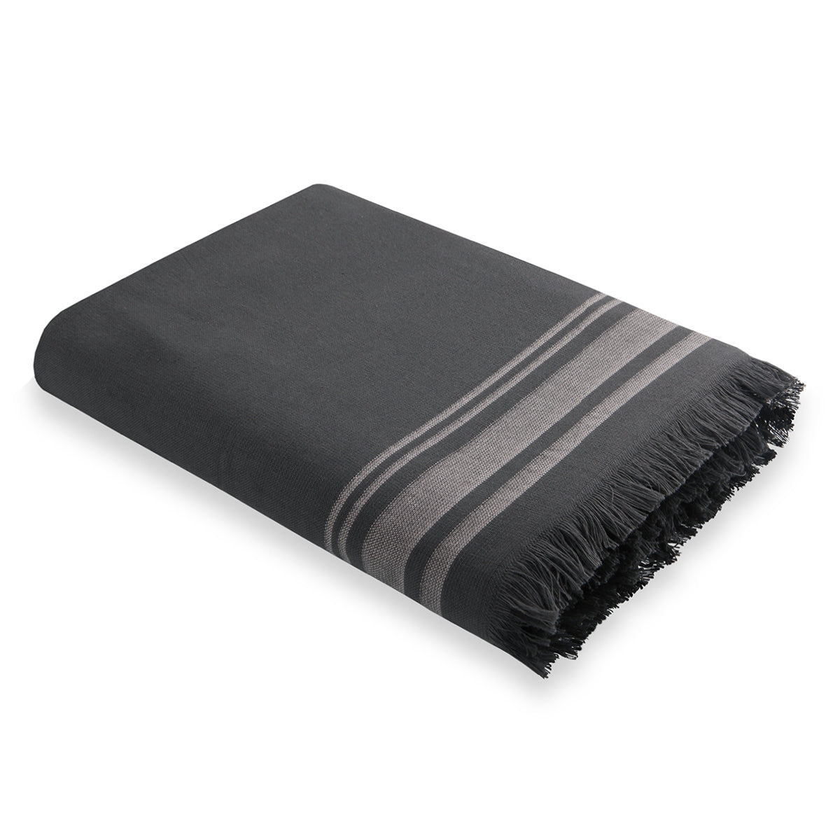 Fouta éponge gris ardoise FARO 100x180