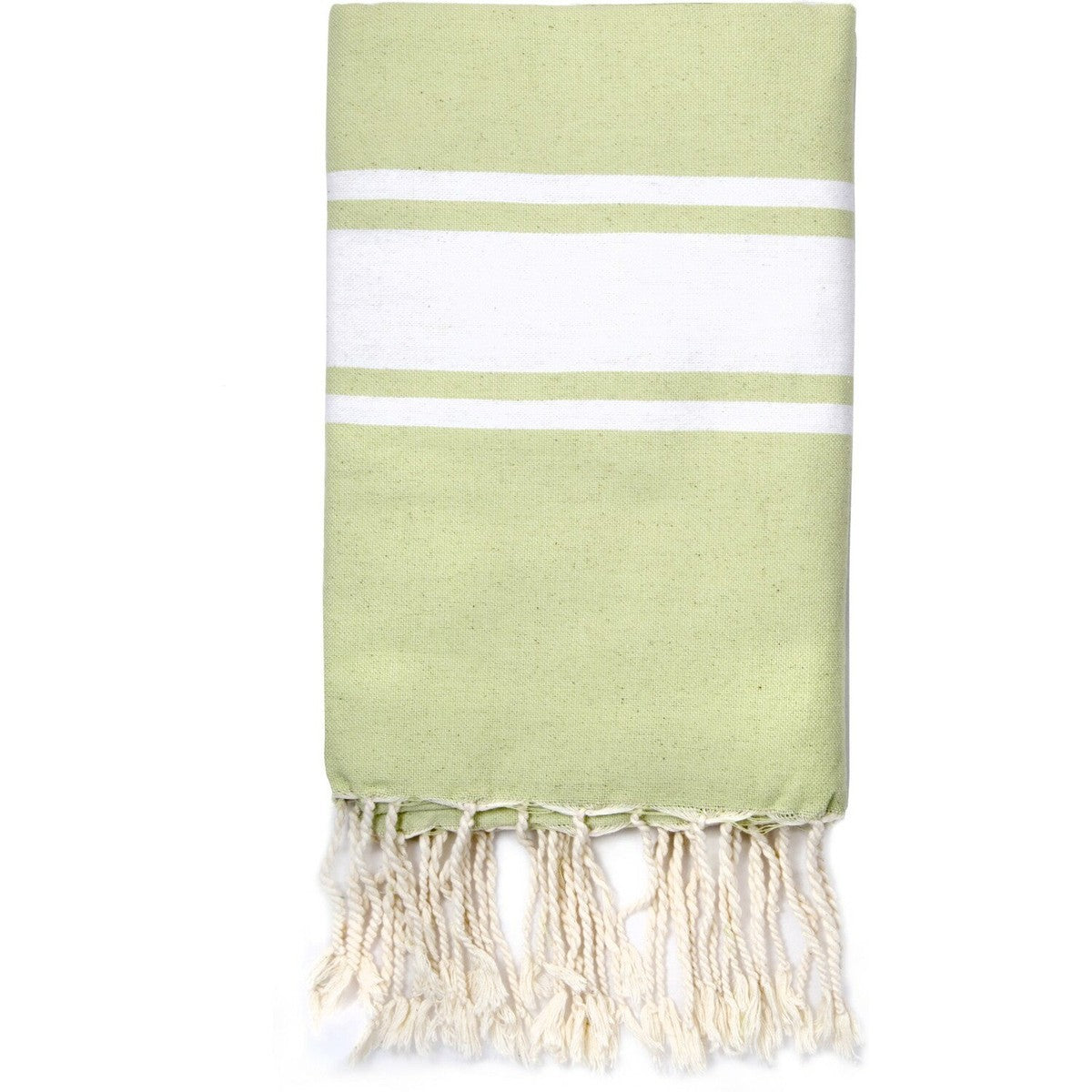 Fouta bande blanche coton ST TROPEZ 100x200