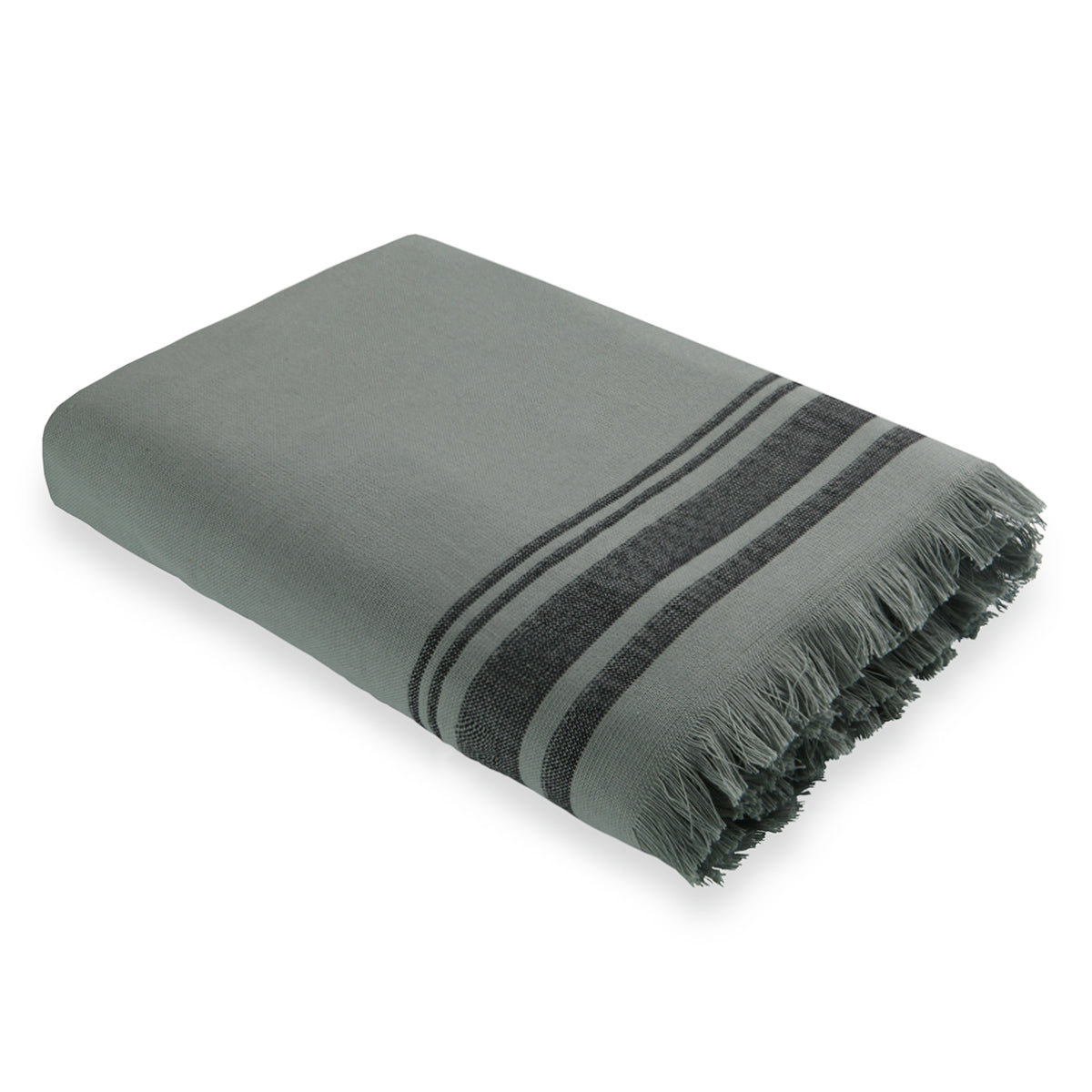 Fouta éponge XXL coton vert céladon 200x180 FARO