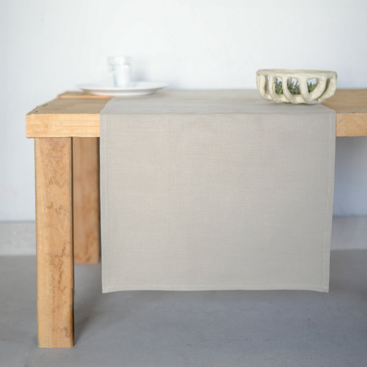 Runner da tavola in tela di cotone LOUIS 50x150