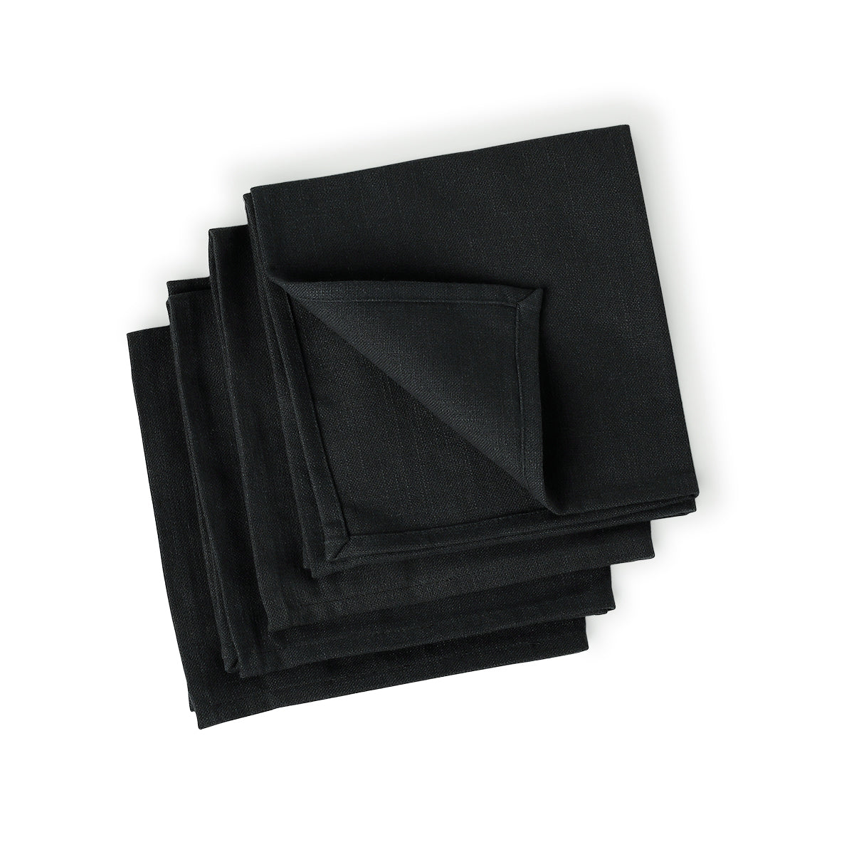 Table napkins (x4) in cotton canvas 45x45 LOUIS