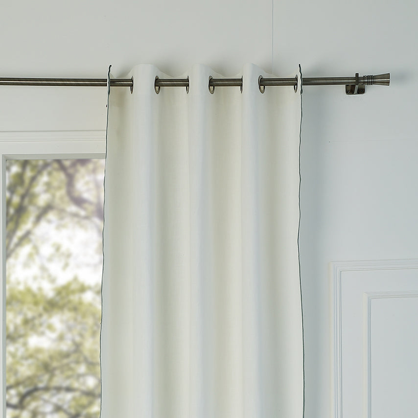 Eyelet curtain with cotton canvas 140x260 JULES