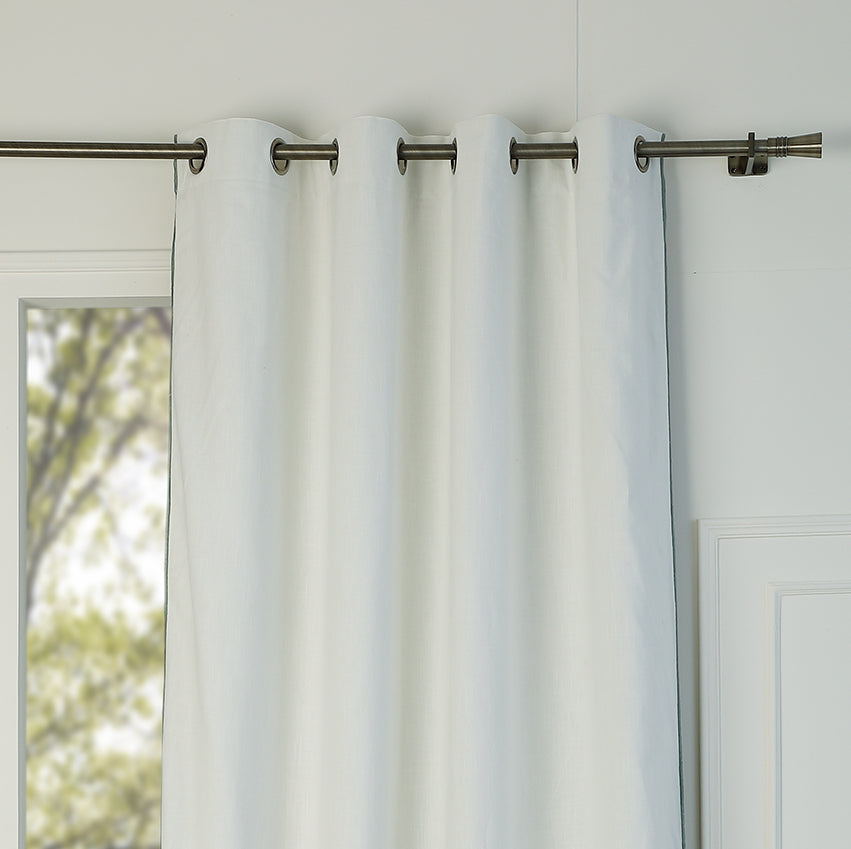 Eyelet curtain with cotton canvas 140x260 JULES