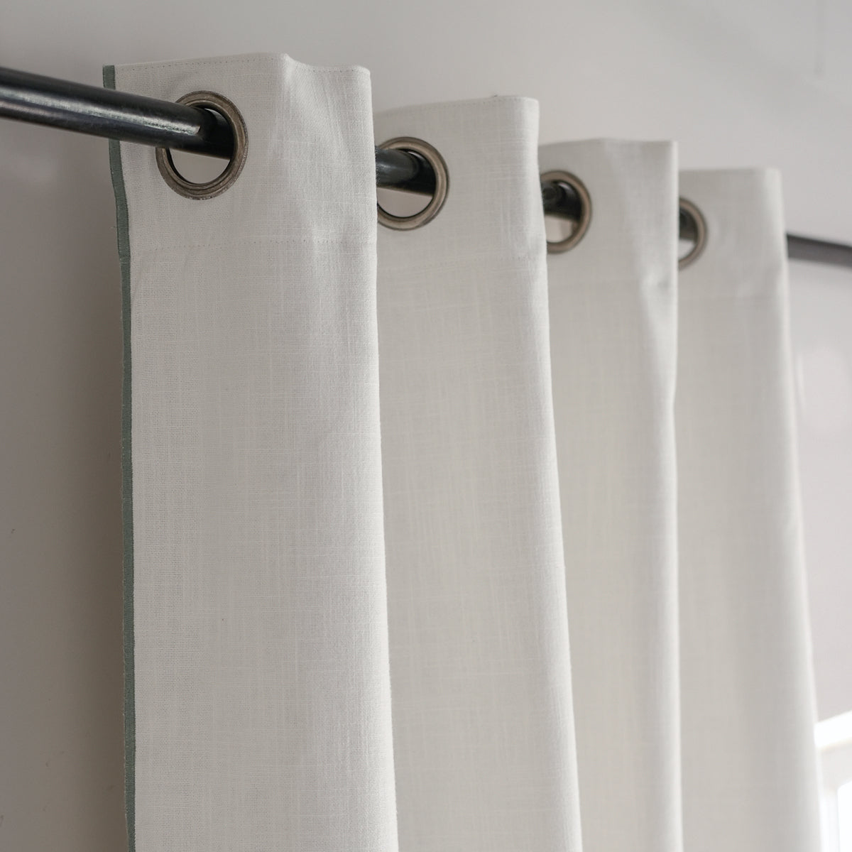 Eyelet curtain with cotton canvas 140x260 JULES