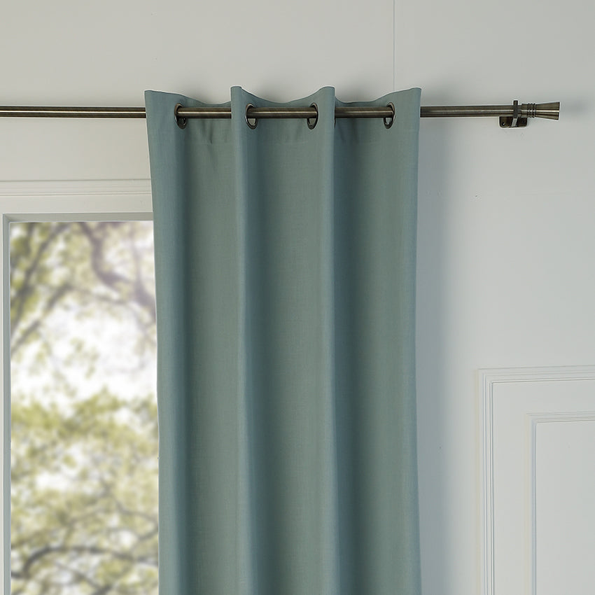 Eyelet curtain with cotton canvas 140x260 JULES