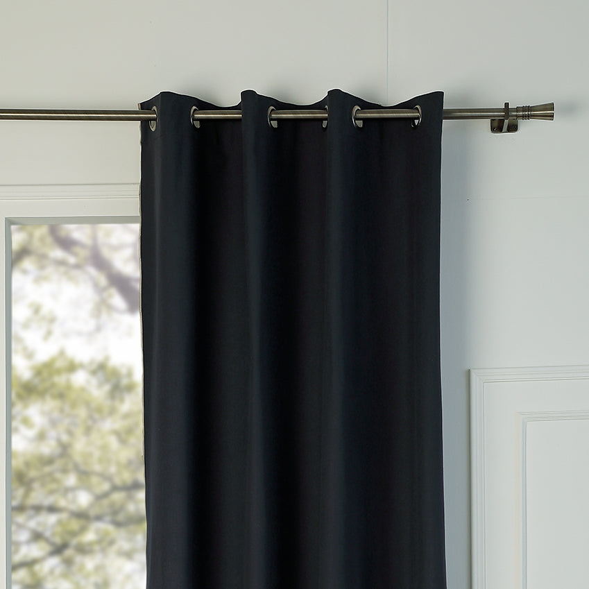 Eyelet curtain with cotton canvas 140x260 JULES