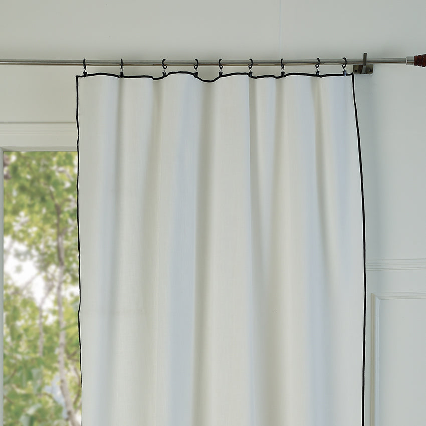 Curtain panel with cotton canvas 140x260 JULES