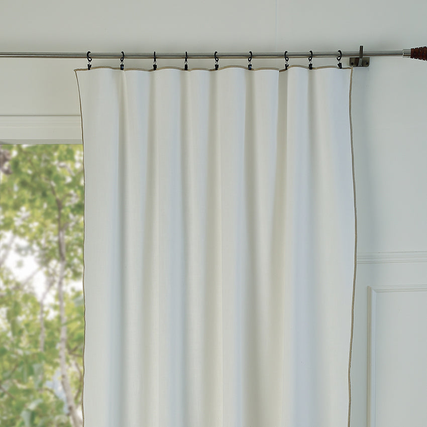 Curtain panel with cotton canvas 140x260 JULES