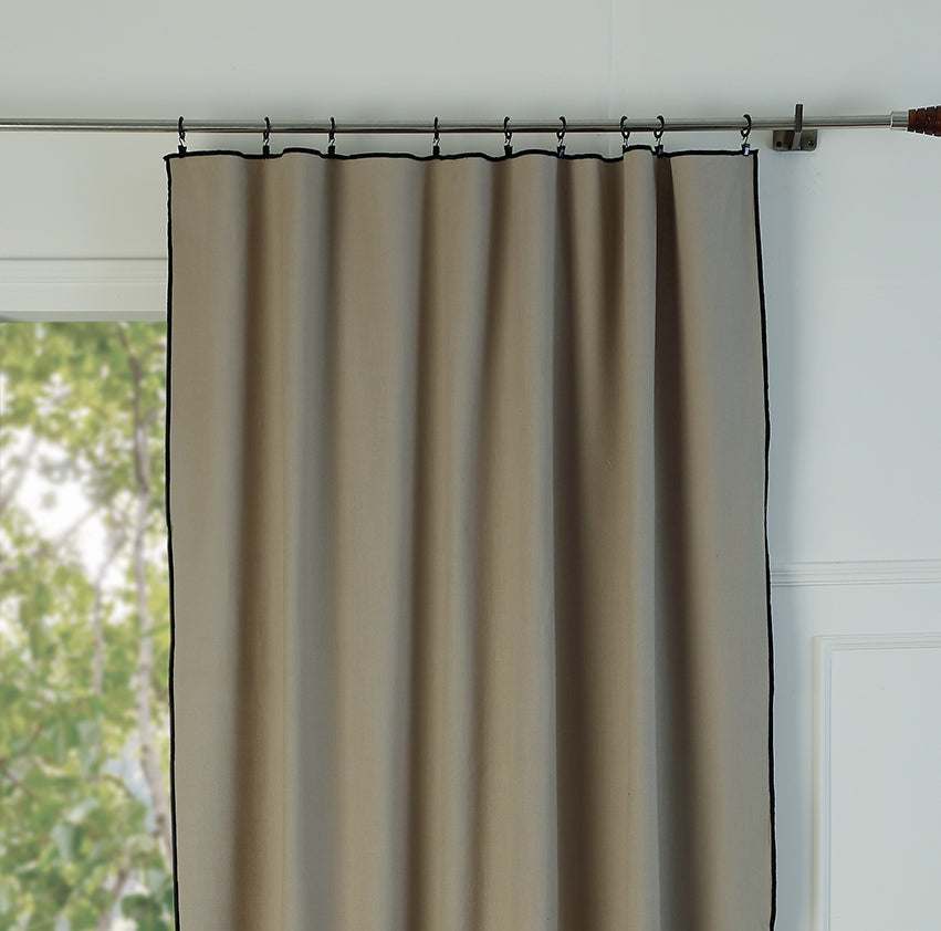 Curtain panel with cotton canvas 140x260 JULES