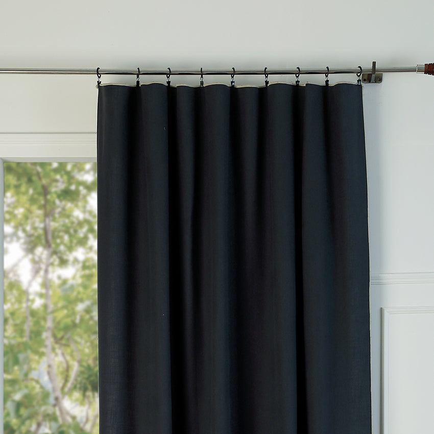 Curtain panel with cotton canvas 140x260 JULES