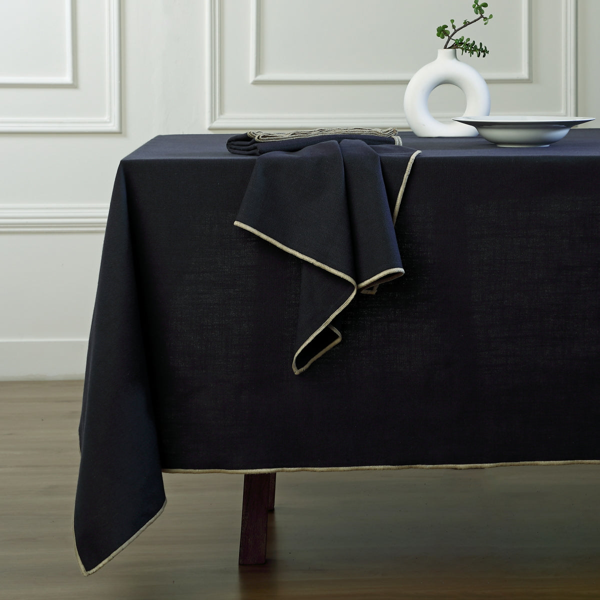 Tablecloth with cotton canvas 140x140 JULES