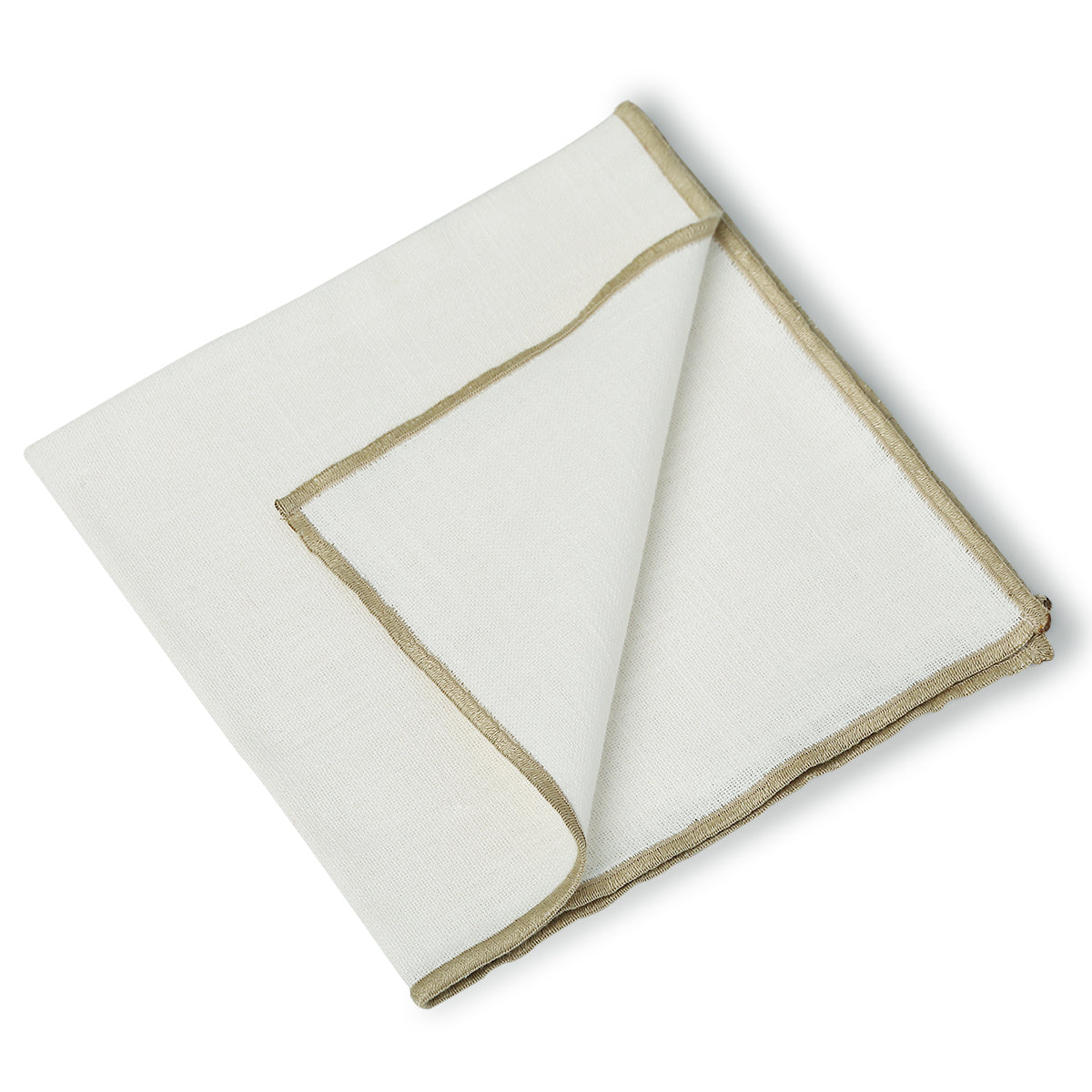 Set di 4 tovaglioli in tela di cotone 45x45 JULES