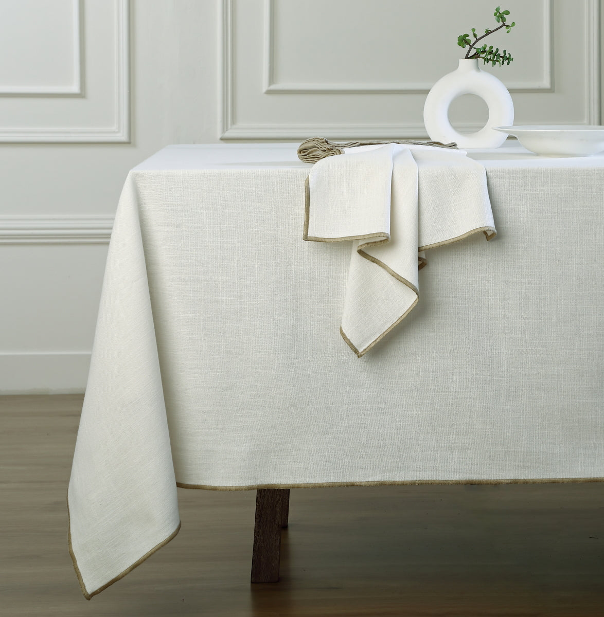 Set di 4 tovaglioli in tela di cotone 45x45 JULES
