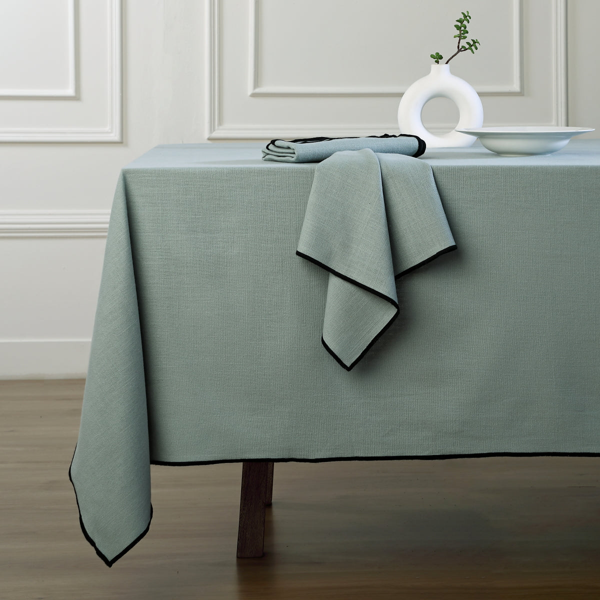 Set di 4 tovaglioli in tela di cotone 45x45 JULES