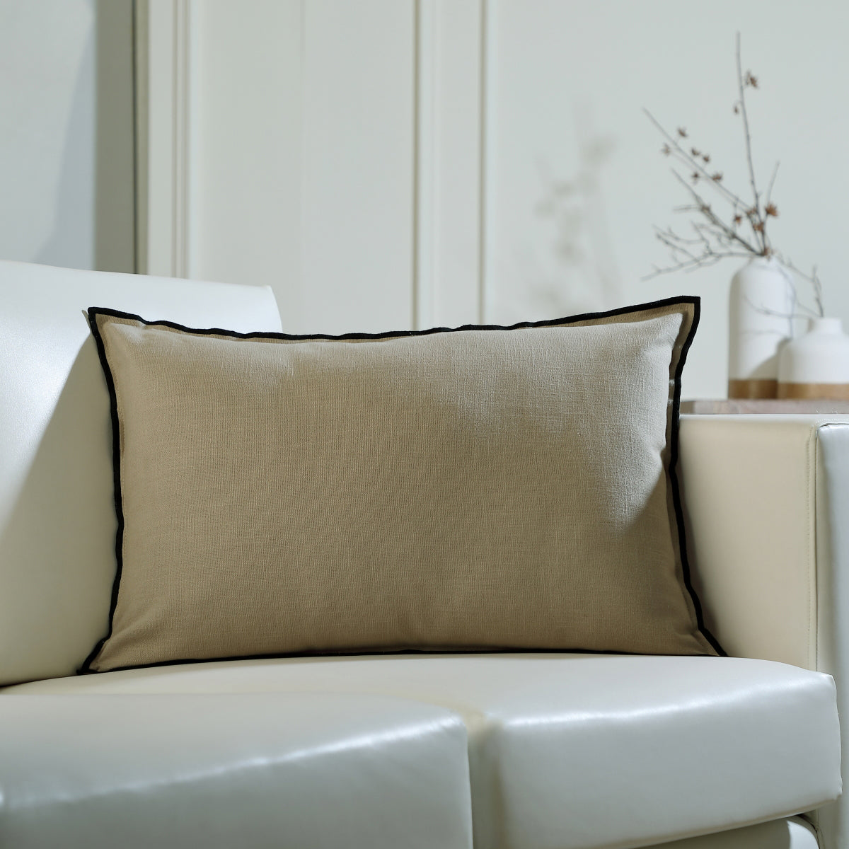 Cuscino in tela di cotone 60x40 JULES