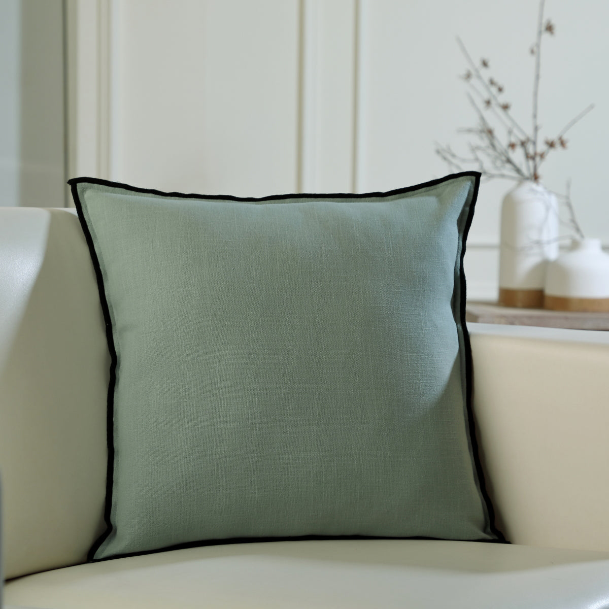 Cushion in cotton canvas 50x50 JULES