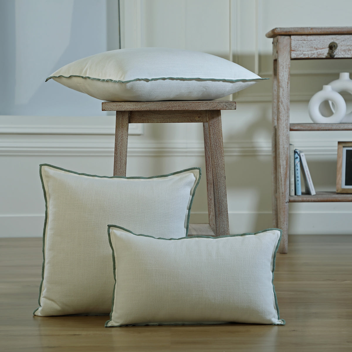 Cushion in cotton canvas 50x30 JULES