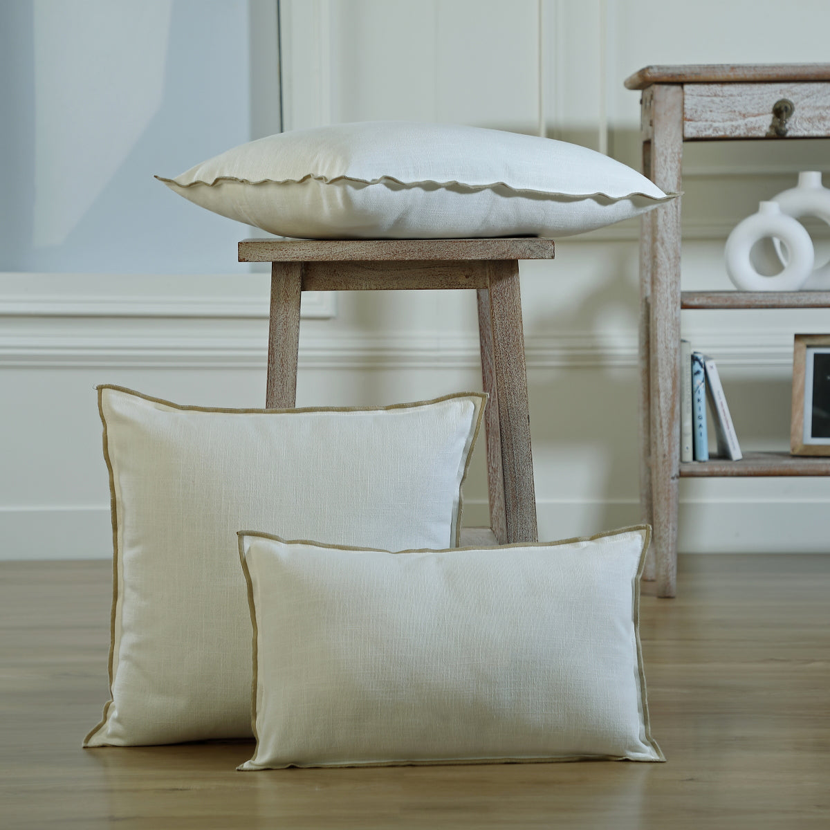 Cushion in cotton canvas 50x30 JULES