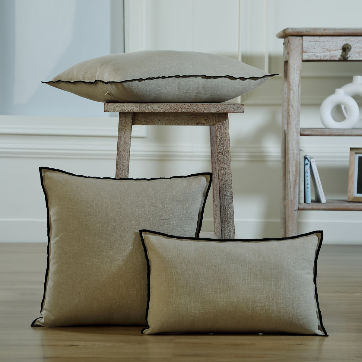 Cushion in cotton canvas 50x30 JULES