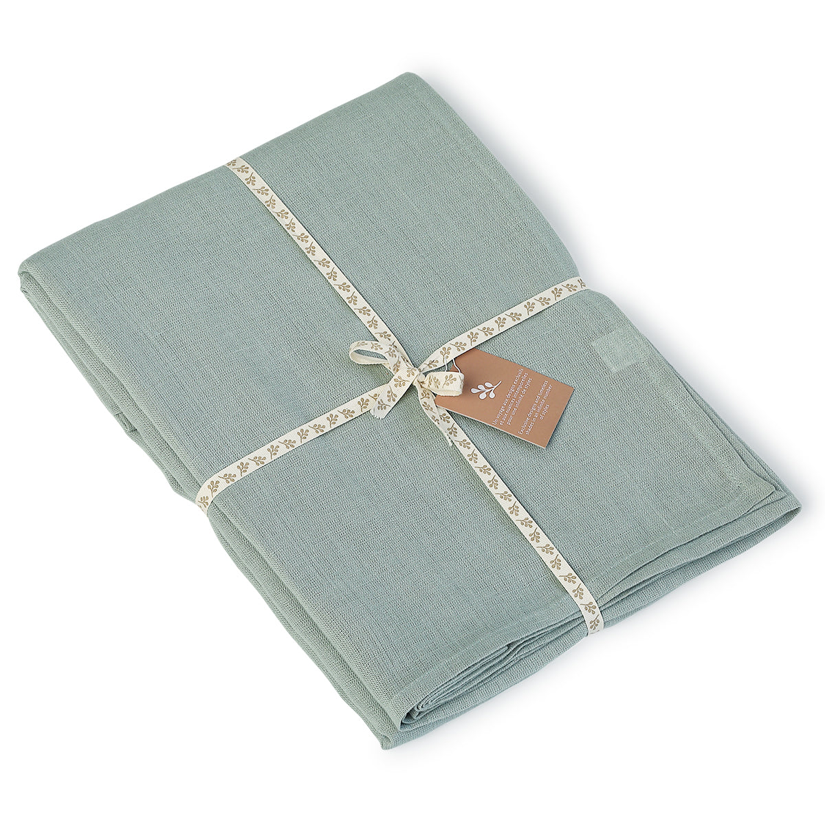 Eyelet curtain in washed linen 140x260 PAUL