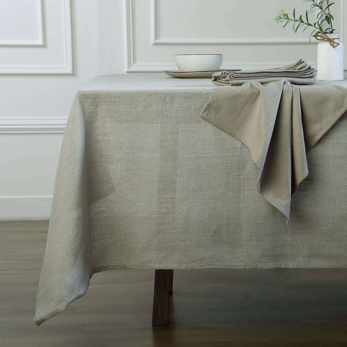 Tablecloth in washed linen 150x250 PAUL