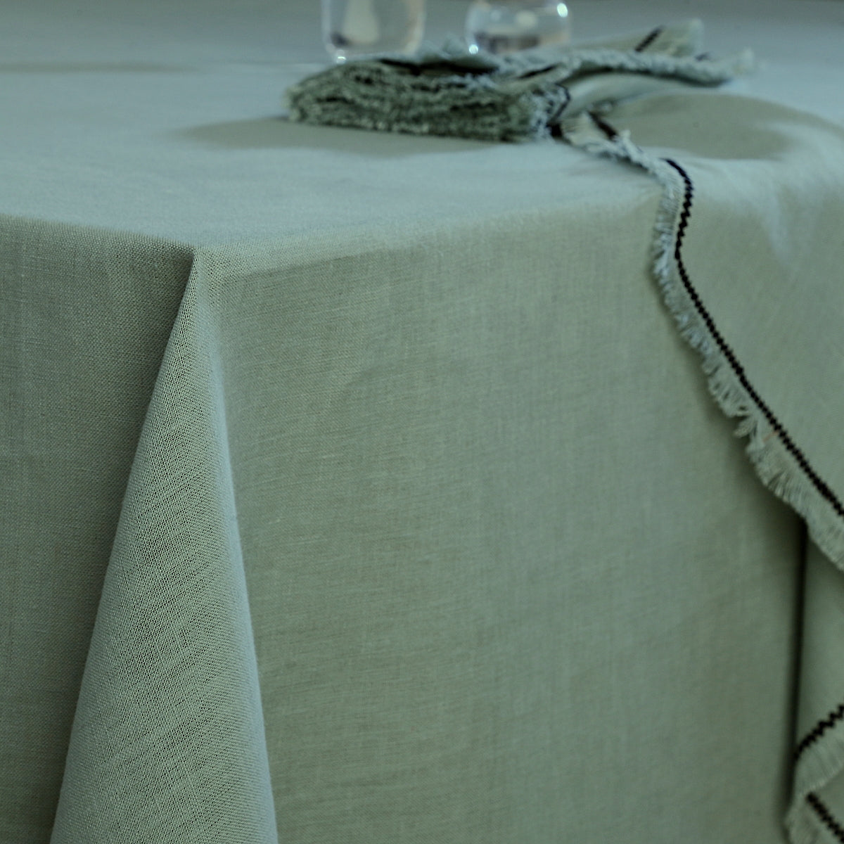 Tablecloth in washed linen 150x300 GABRIEL