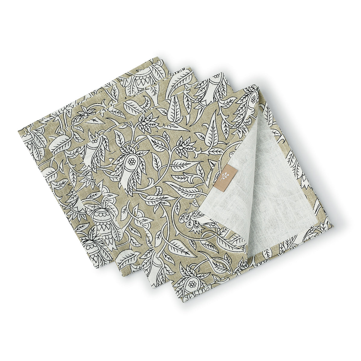 Table napkin (x4) in cotton canvas 45x45 NOIDA