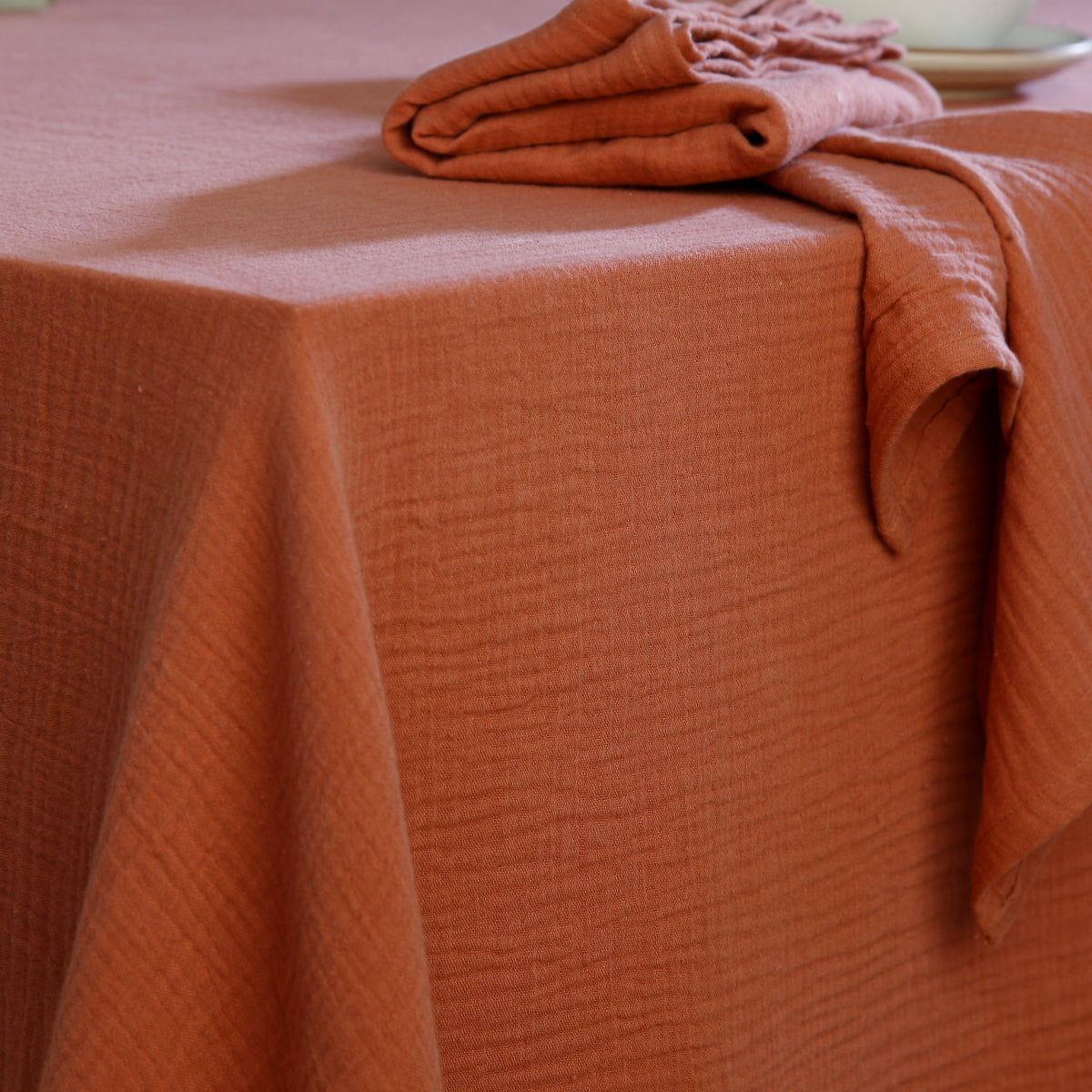 Tovaglia in garza di cotone 150x350 CARLA