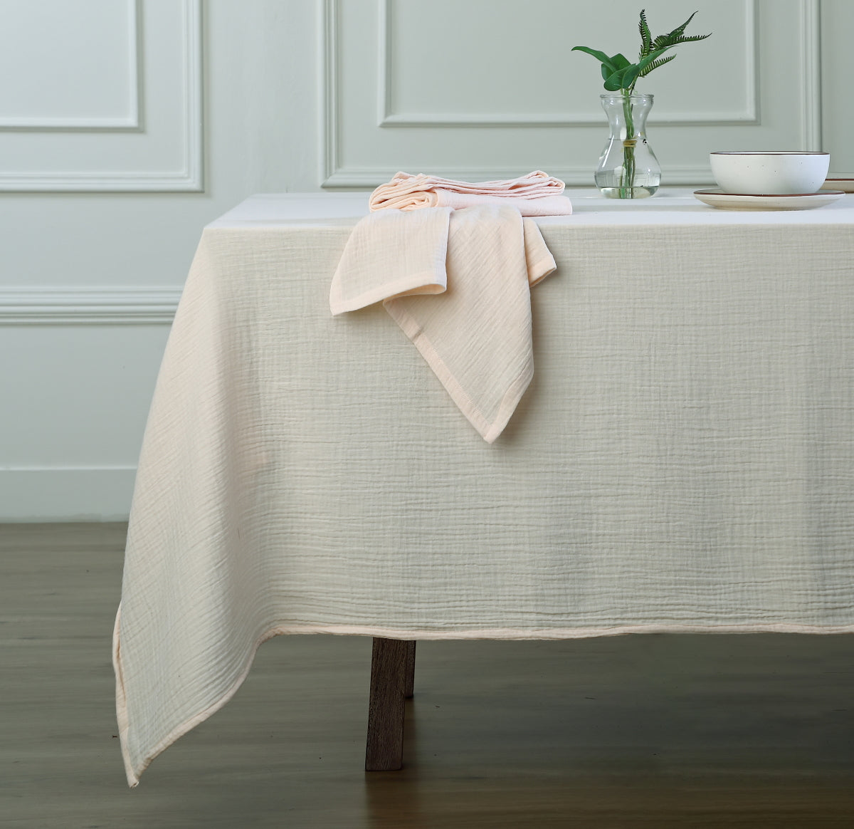 Tablecloth in cotton gauze 150x300 CARLA