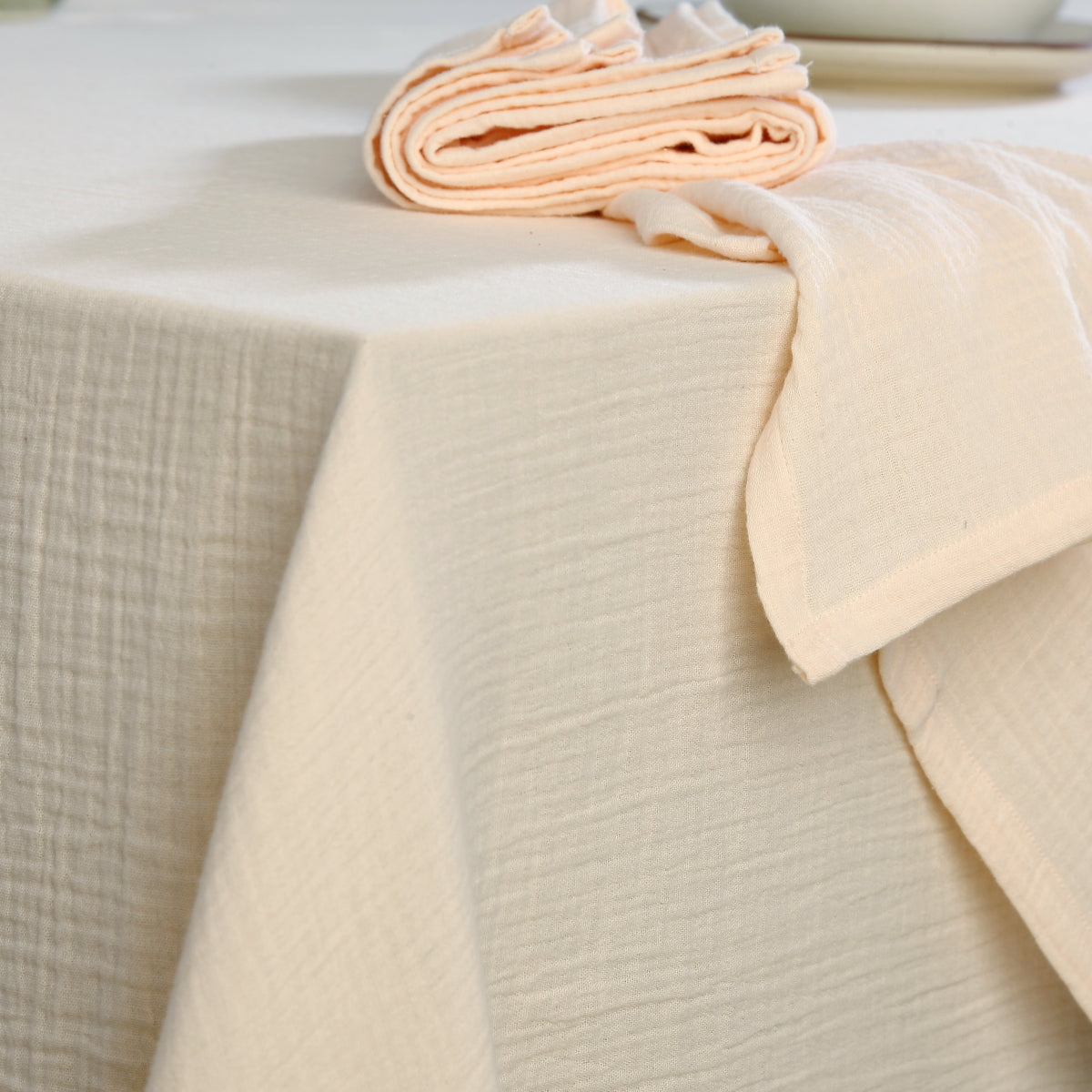 Tablecloth in cotton gauze 150x300 CARLA