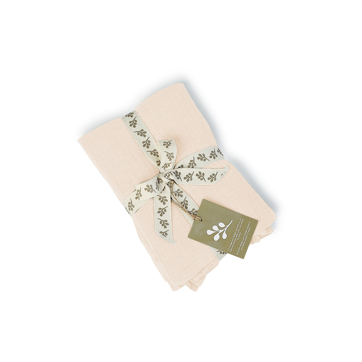 Housse de couette gaze de coton rose CARLA