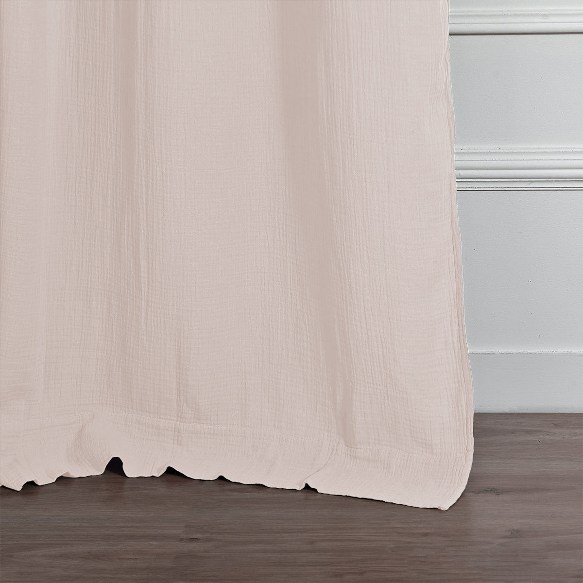 Eyelet curtain in cotton gauze 140x290 CARLA