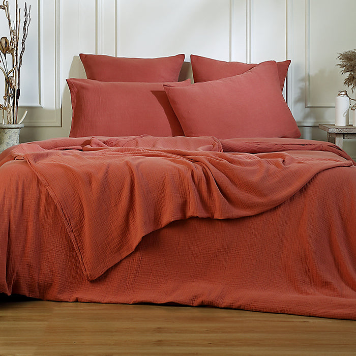 Copriletto in garza di cotone CARLA 230x250