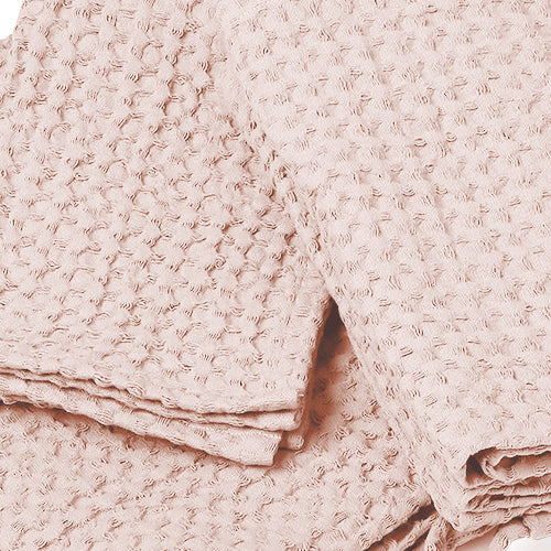 Bath towel set (x3) in waffle cotton 90x150+50x100+30x50 DARIA