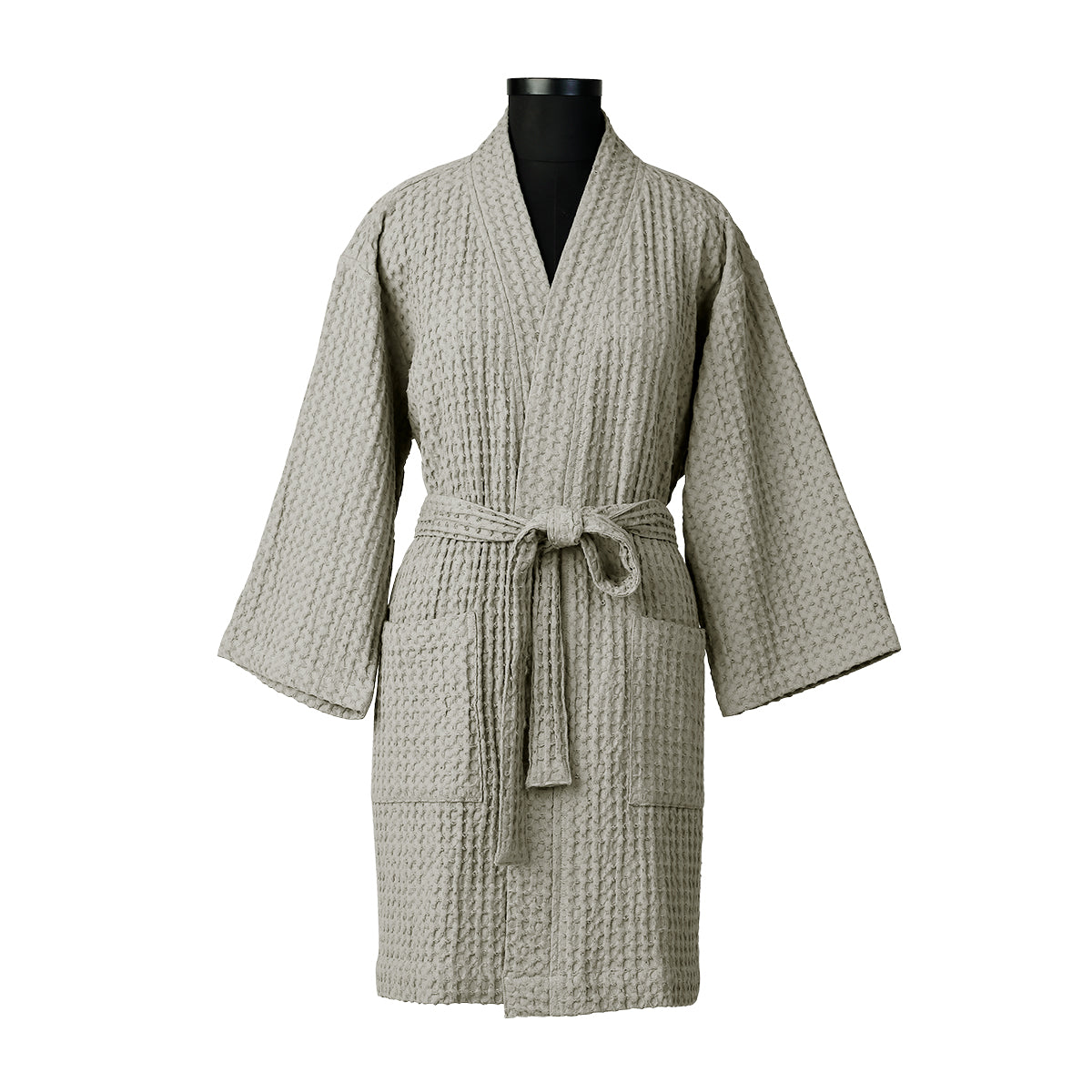 Peignoir kimono coton gaufré 95x64 DARIA - febronie.com